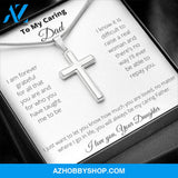 Father - Caring Dad - Stainless Cross Necklace