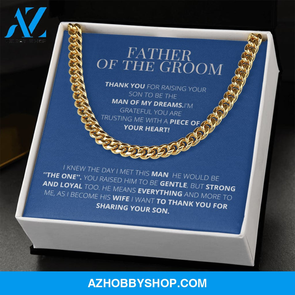 Father of The Groom - Marriage - Cuban Link Chain