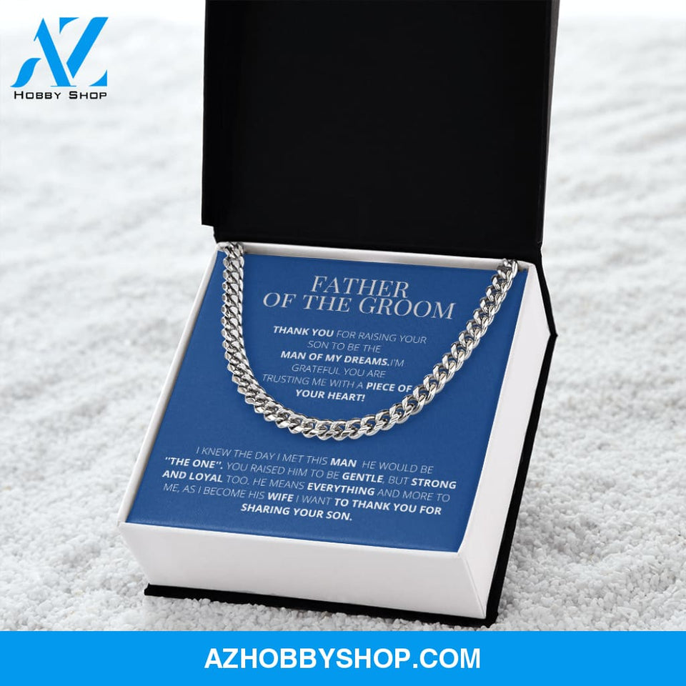 Father of The Groom - Marriage - Cuban Link Chain