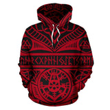 Unisex Hoodie All Over Print Viking Gifts Viking Tattoos Unisex Hoodie