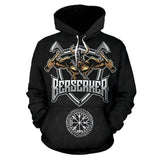 Unisex Hoodie All Over Print Viking Gifts Berserker Champion of The Viking Age Unisex Hoodie