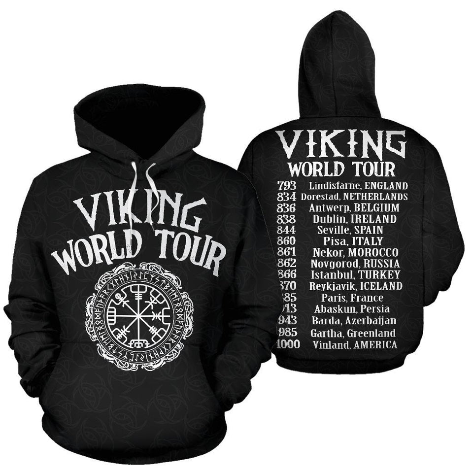 Unisex Hoodie All Over Print Viking Gifts Viking World Tour Unisex Hoodie