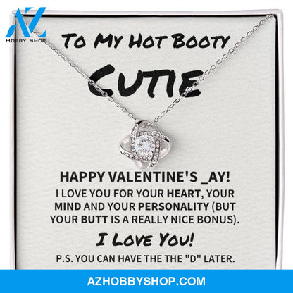 Funny Valentine's Love Knot Necklace