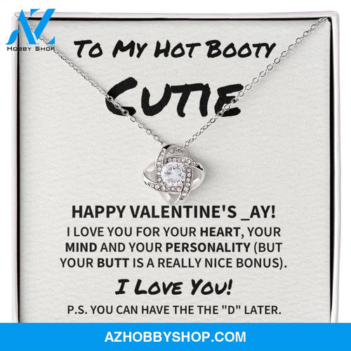 Funny Valentine's Love Knot Necklace