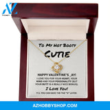 Funny Valentine's Love Knot Necklace