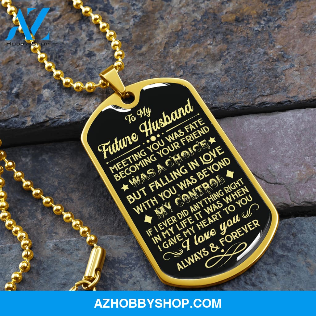 Future Husband - Fate & Choice - Military Necklace
