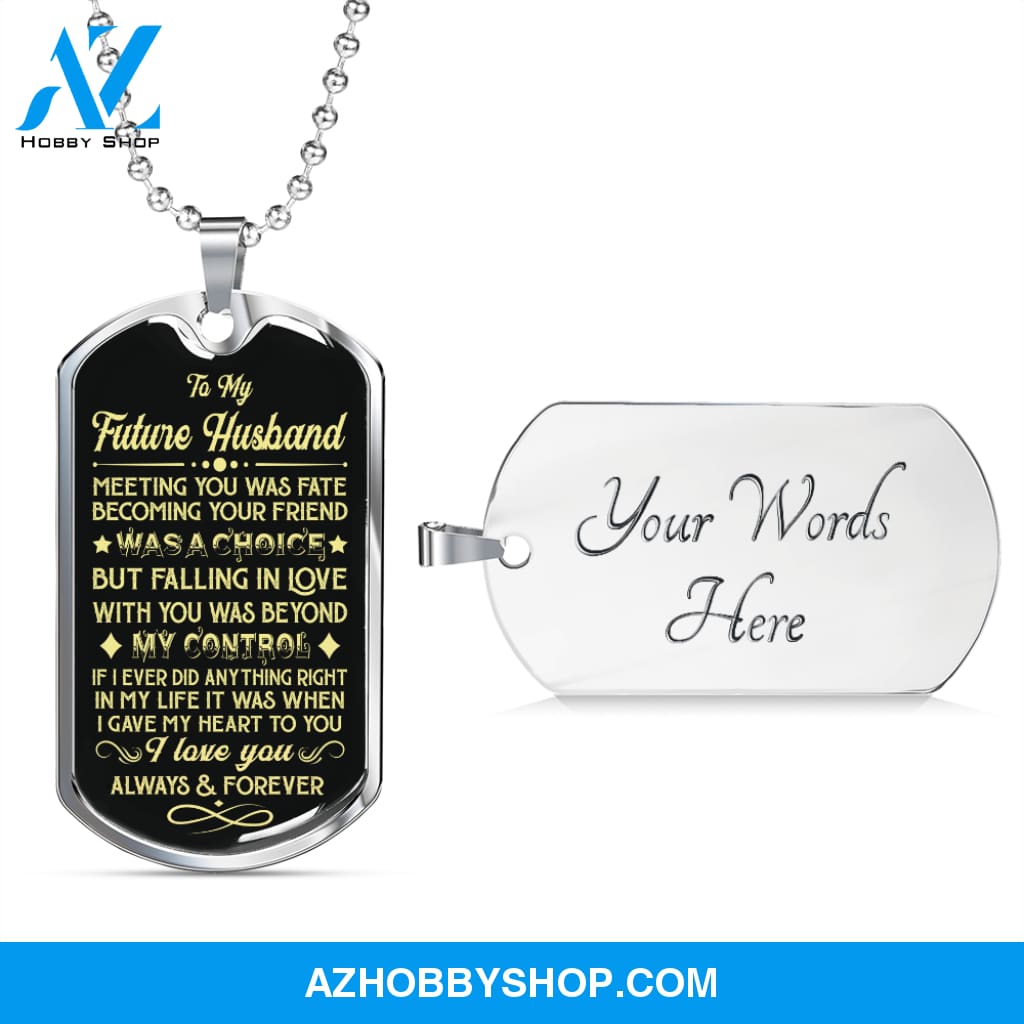 Future Husband - Fate & Choice - Military Necklace
