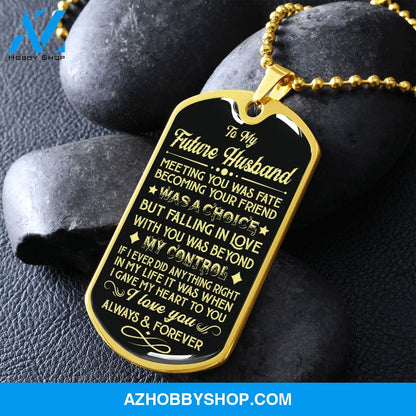 Future Husband - Fate & Choice - Military Necklace