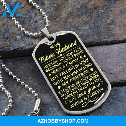 Future Husband - Fate & Choice - Military Necklace