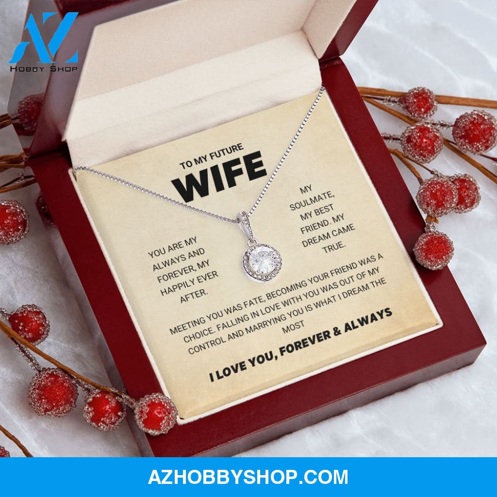 Future Wife - Always And Forever - Eternal Hope Silver Necklace