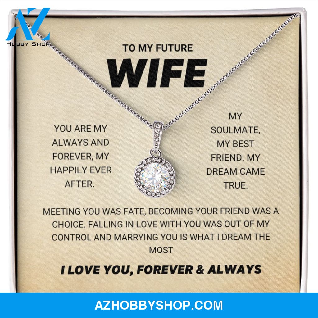 Future Wife - Always And Forever - Eternal Hope Silver Necklace