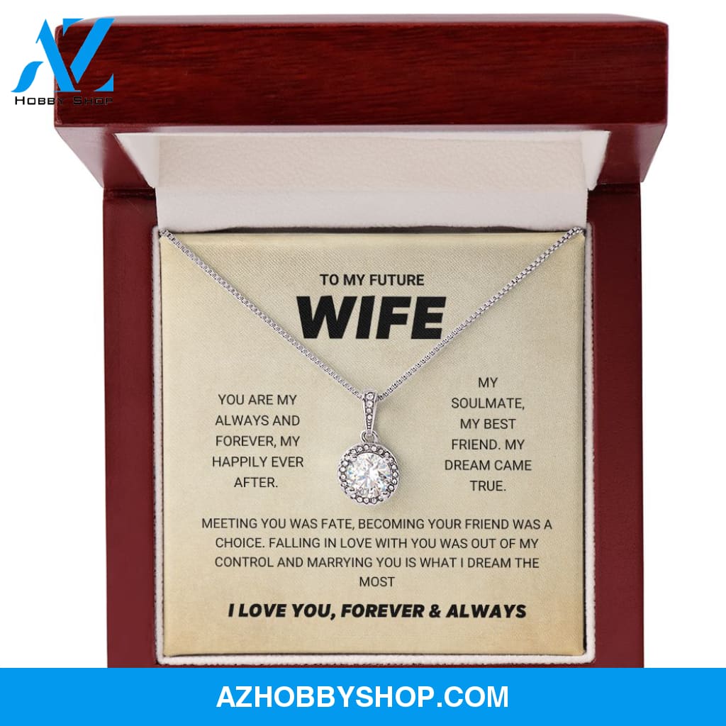 Future Wife - Always And Forever - Eternal Hope Silver Necklace