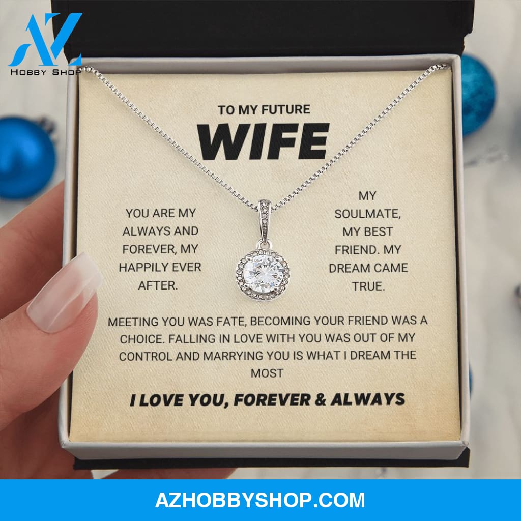 Future Wife - Always And Forever - Eternal Hope Silver Necklace