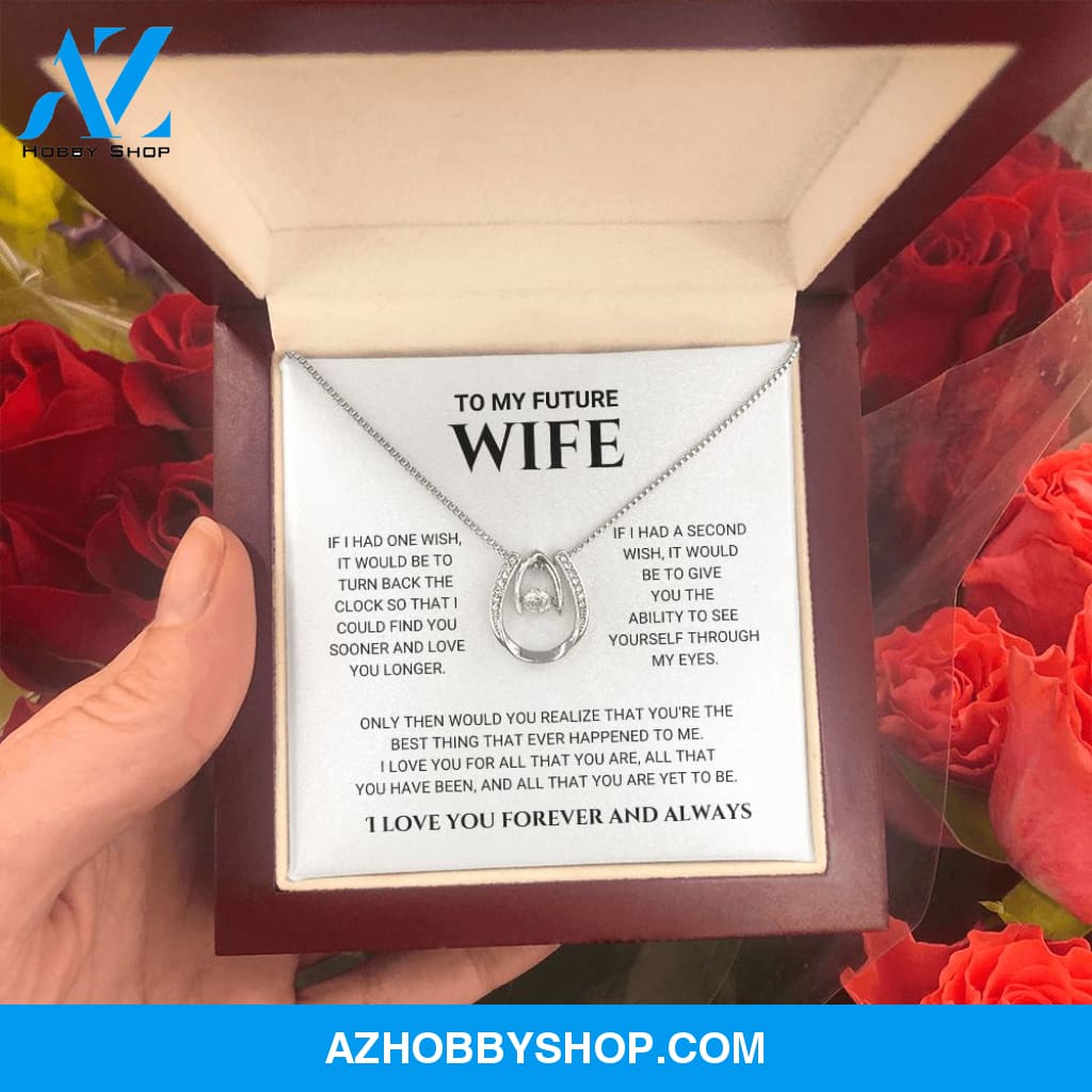Future Wife - Best Thing - Lucky In Love Silver Necklace