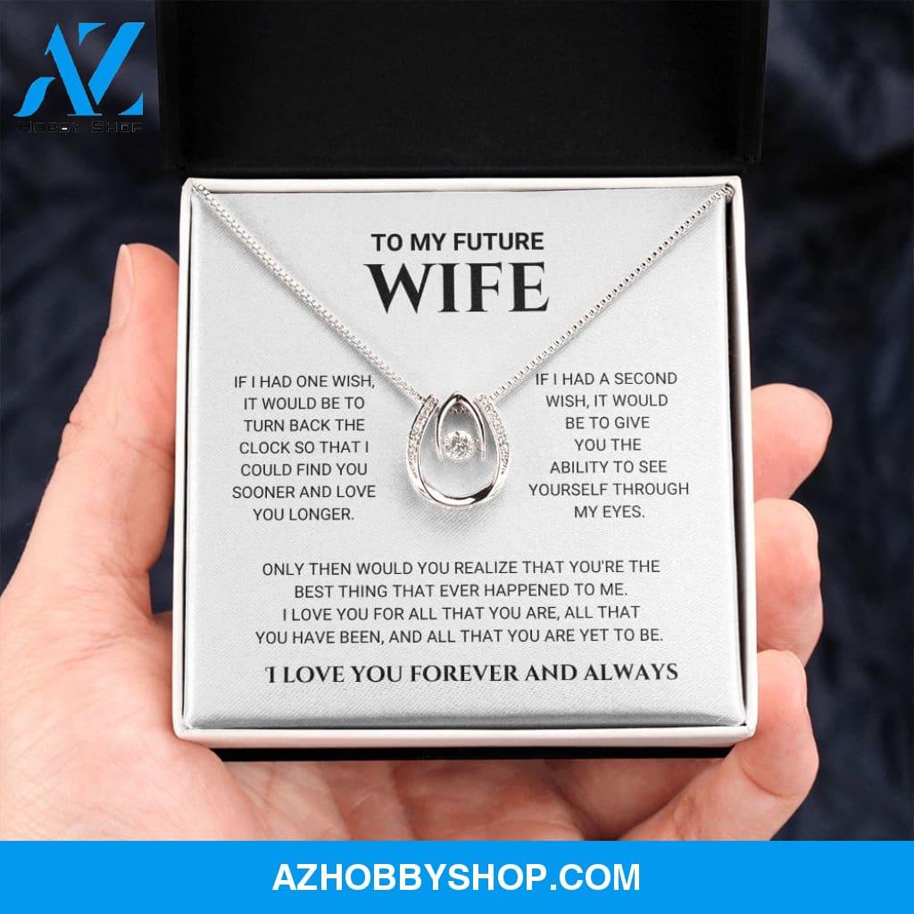 Future Wife - Best Thing - Lucky In Love Silver Necklace