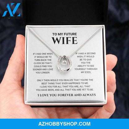 Future Wife - Best Thing - Lucky In Love Silver Necklace