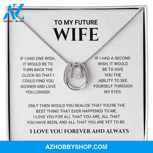 Future Wife - Best Thing - Lucky In Love Silver Necklace