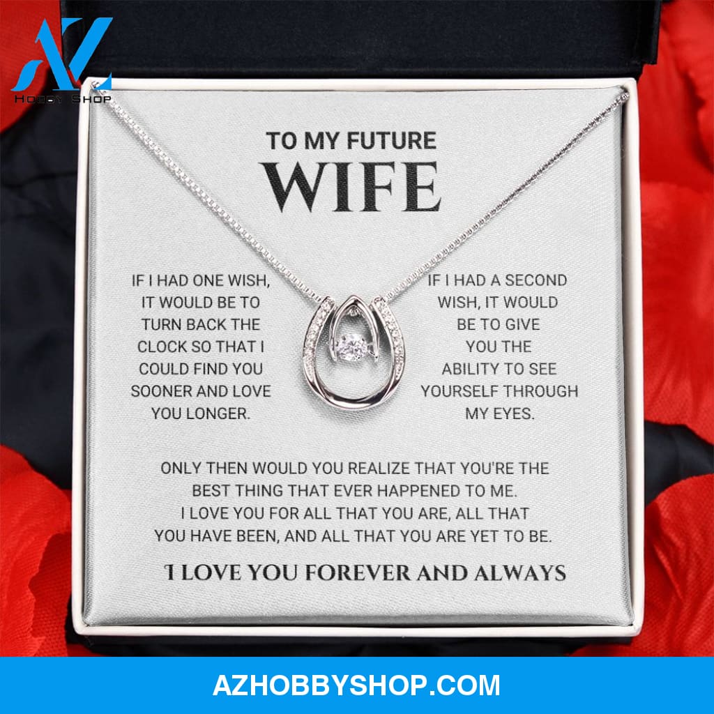 Future Wife - Best Thing - Lucky In Love Silver Necklace