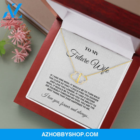 (Future Wife) Best Thing - Solid Gold with Diamonds Necklace