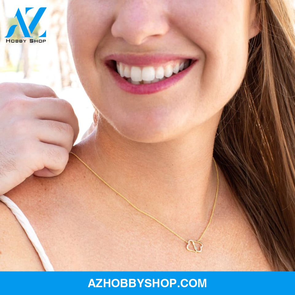 (Future Wife) Best Thing - Solid Gold with Diamonds Necklace