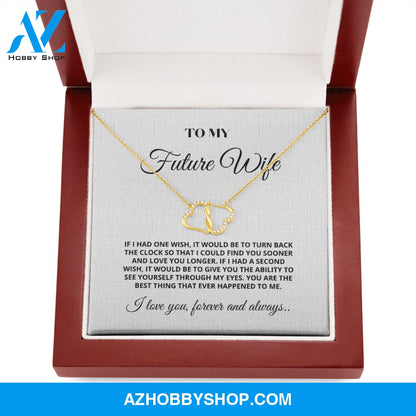 (Future Wife) Best Thing - Solid Gold with Diamonds Necklace
