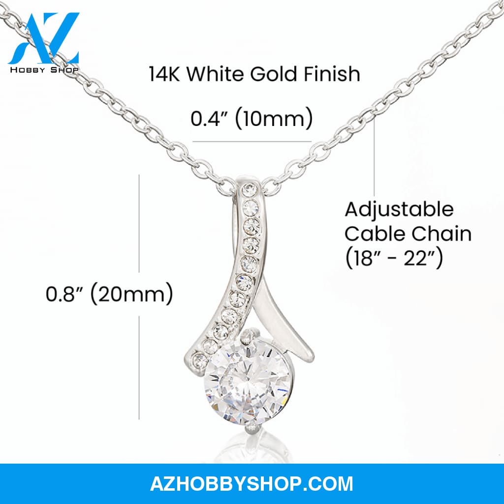Future Wife - Love Of My Life - Alluring Beauty Silver Necklace