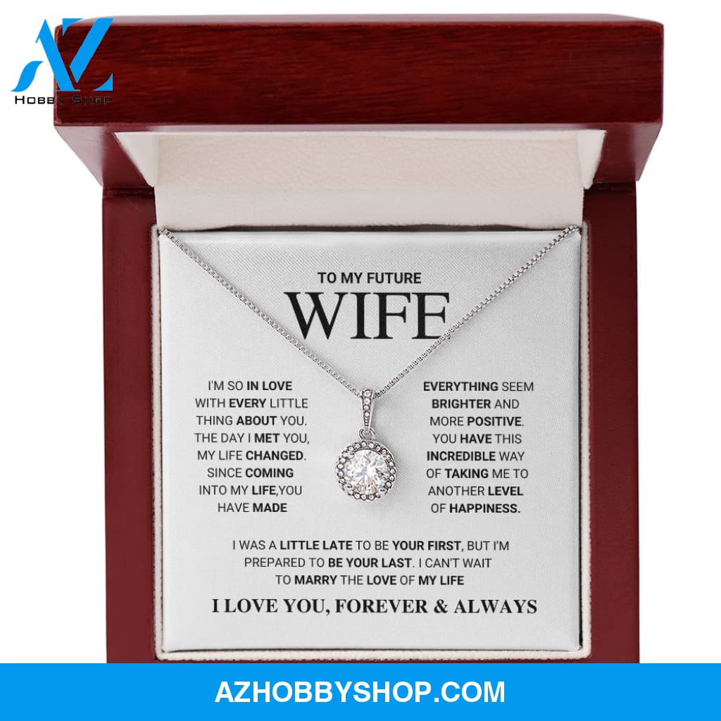 Future Wife - Love Of My Life - Eternal Hope Silver Necklace
