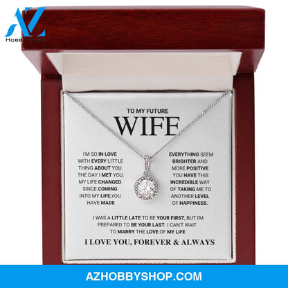 Future Wife - Love Of My Life - Eternal Hope Silver Necklace