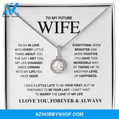 Future Wife - Love Of My Life - Eternal Hope Silver Necklace