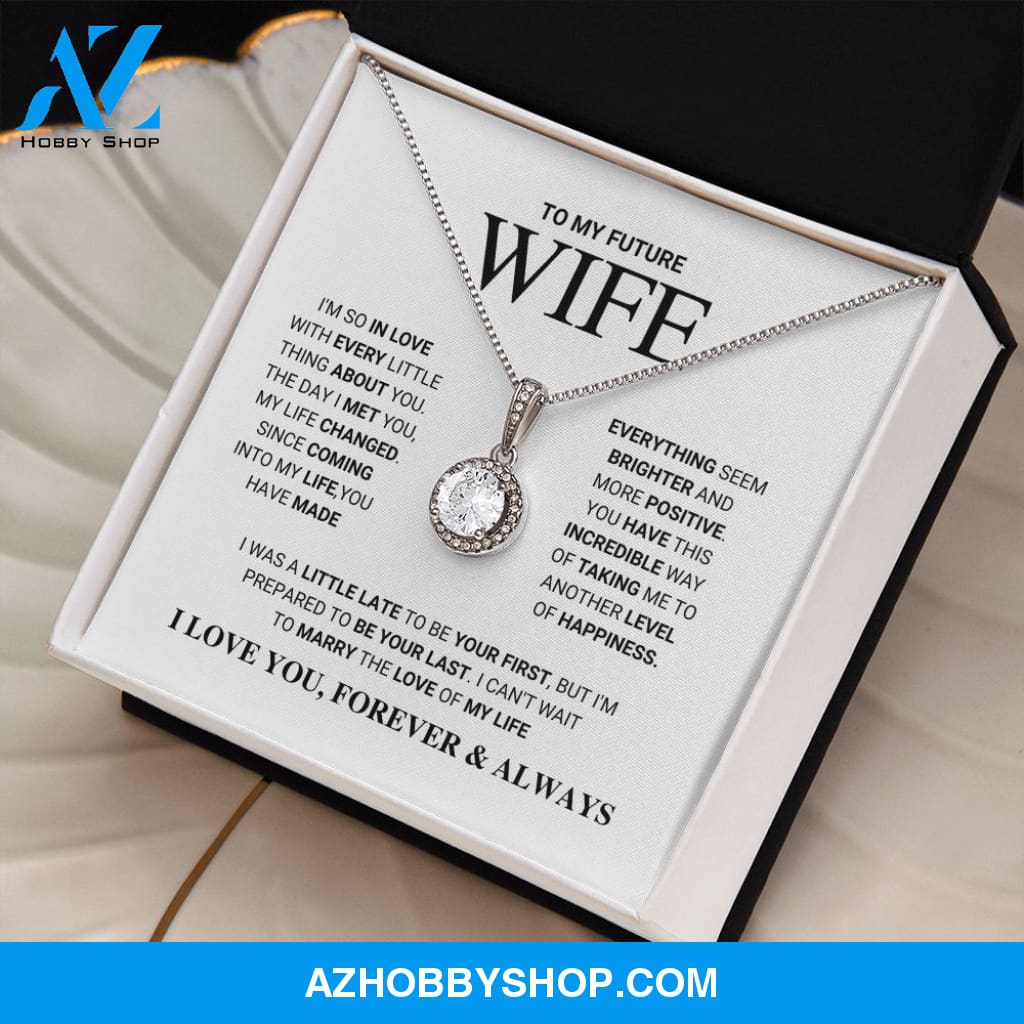 Future Wife - Love Of My Life - Eternal Hope Silver Necklace