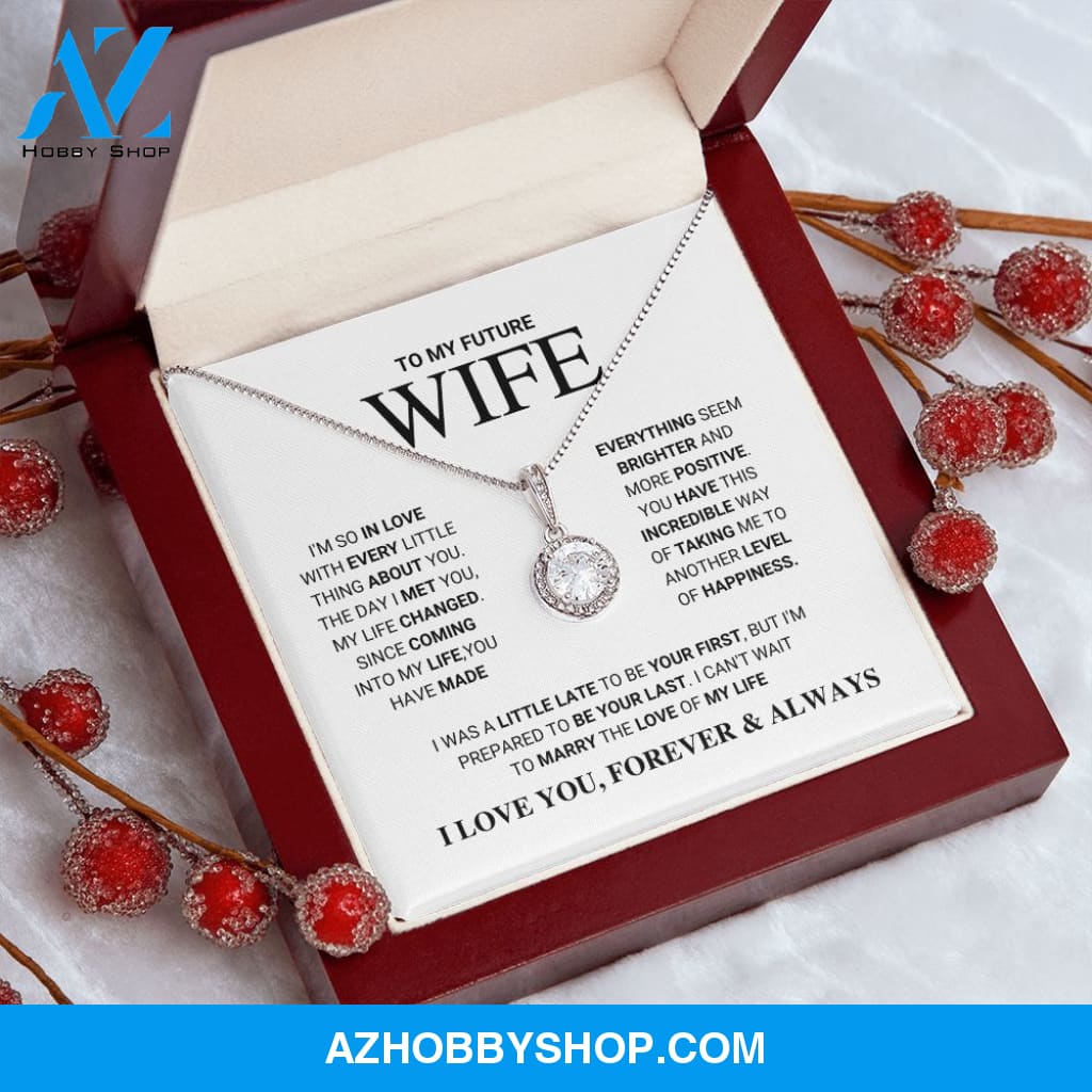Future Wife - Love Of My Life - Eternal Hope Silver Necklace