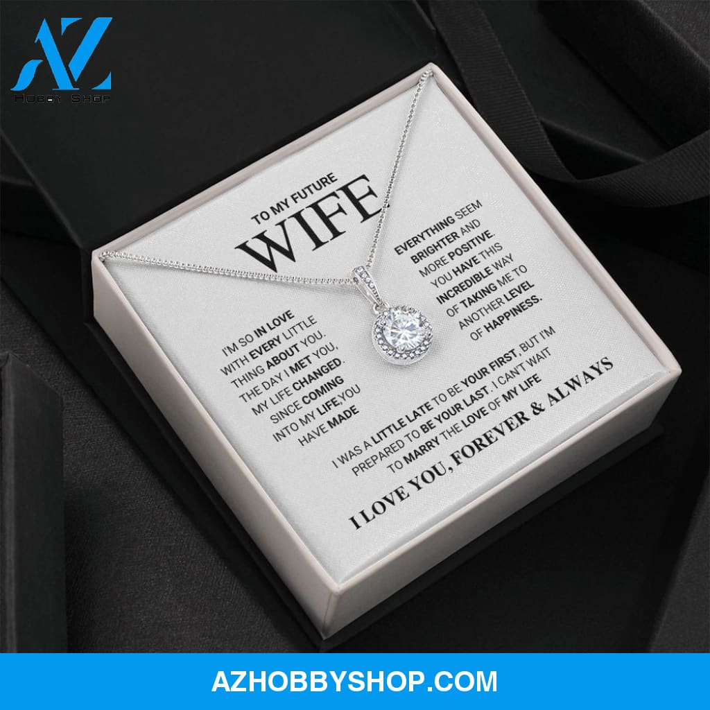 Future Wife - Love Of My Life - Eternal Hope Silver Necklace
