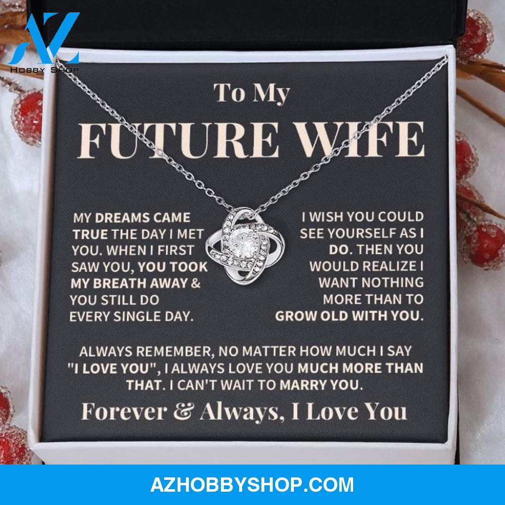 Future Wife Love You More Love Knot