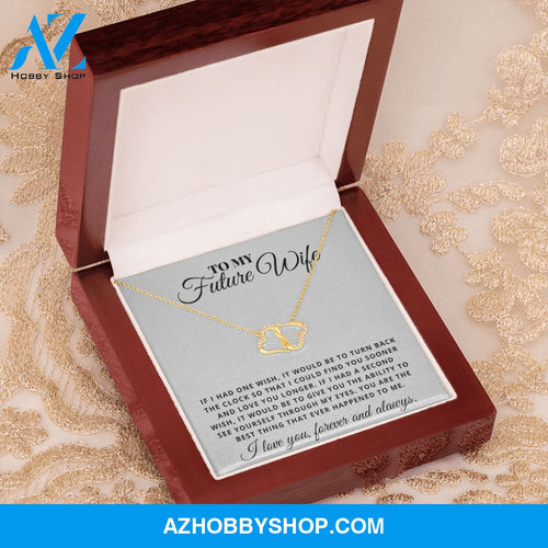 (Future Wife) One Wish - Solid Gold with Diamonds Necklace