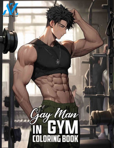 Gay Man In Gym 30 Pages Printable Coloring Book