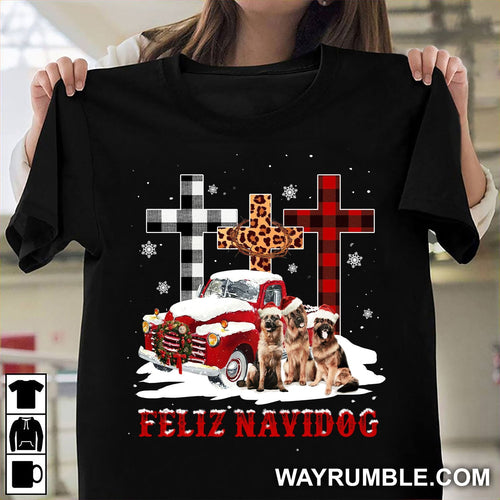 German Shepherd - Feliz Navidog Dog Apparel