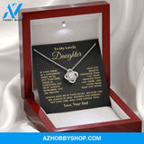 Gift For Daughter "Always Keep Me In Your Heart Love Dad" Necklace