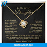 Gift For Daughter "Always Keep Me In Your Heart Love Dad" Necklace