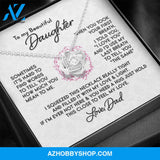 Gift for Daughter - "First Breath" Silver Necklace From Dad