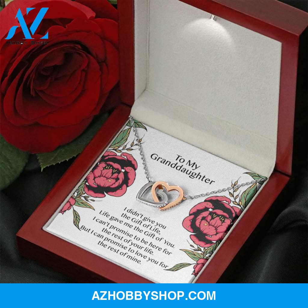 Gift Of You -- Interlocking Hearts Silver Necklace