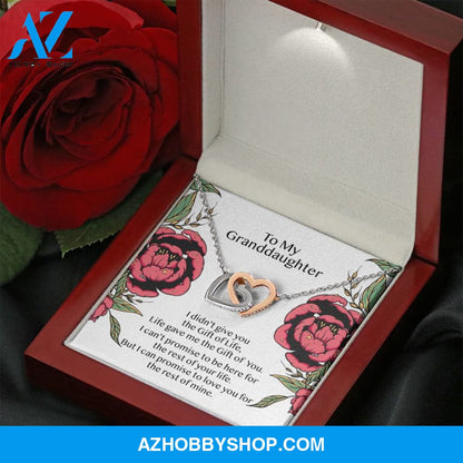 Gift Of You -- Interlocking Hearts Silver Necklace