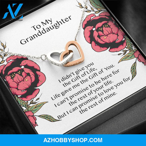 Gift Of You -- Interlocking Hearts Silver Necklace