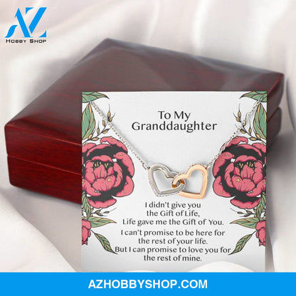 Gift Of You -- Interlocking Hearts Silver Necklace