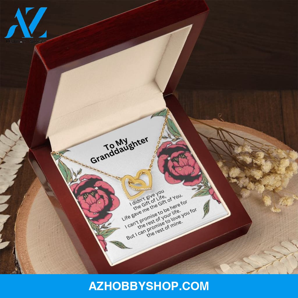 Gift Of You' - Interlocking Hearts Silver Necklace