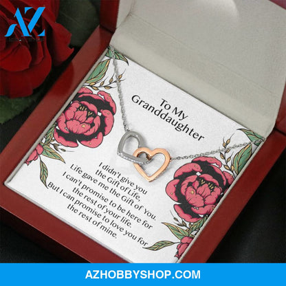 Gift Of You -- Interlocking Hearts Silver Necklace