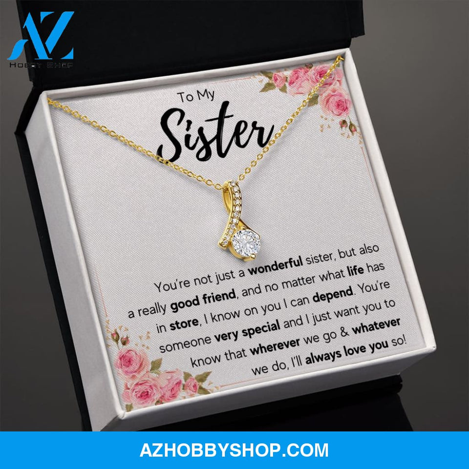 gifts for sister from brother sister birthday little sister jewerly gifts for sister necklace gift set sisters pendant necklace