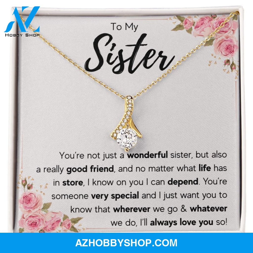 gifts for sister from brother sister birthday little sister jewerly gifts for sister necklace gift set sisters pendant necklace