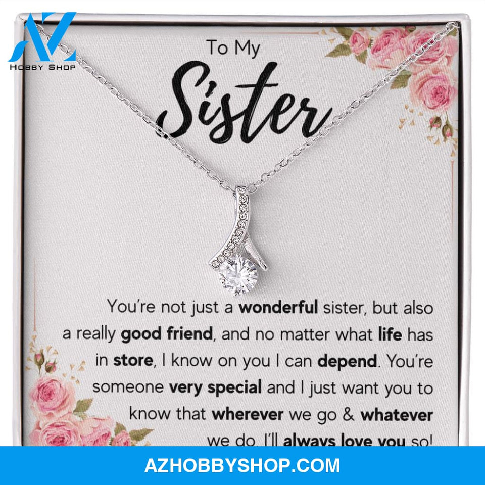 gifts for sister from brother sister birthday little sister jewerly gifts for sister necklace gift set sisters pendant necklace