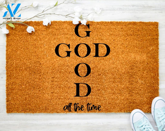 God All the time Doormat Jesus Doormat Bible Decorating Christ Doormat Porch Decor Porch Decor