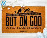 God Who has Mercy Doormat Jesus Christ Bible Church Doormat Family Doormat Porch Decor Housewarming Doormat
